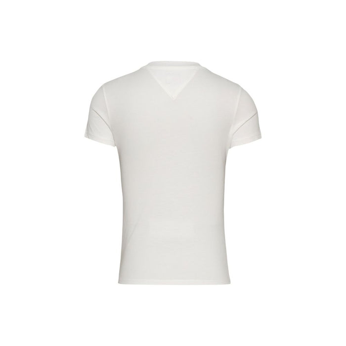 Tommy Hilfiger Jeans Cream Cotton Tops & T-Shirt