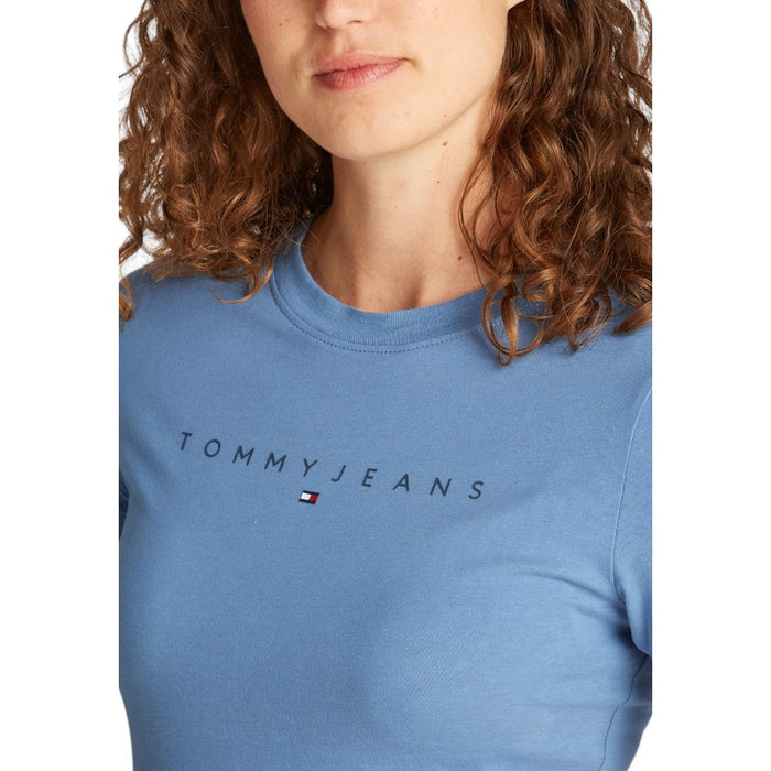 Tommy Hilfiger Jeans Blue Cotton Tops & T-Shirt