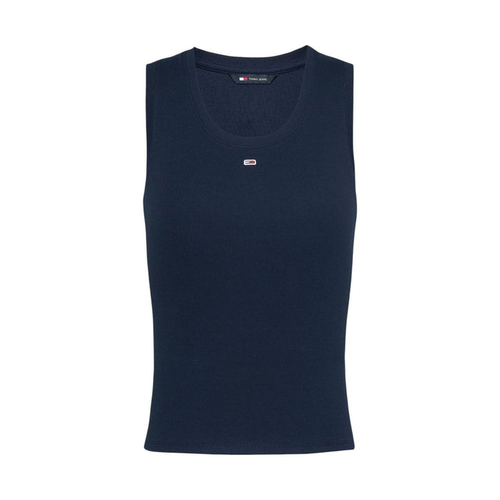 Tommy Hilfiger Jeans Blue Cotton Tops & T-Shirt