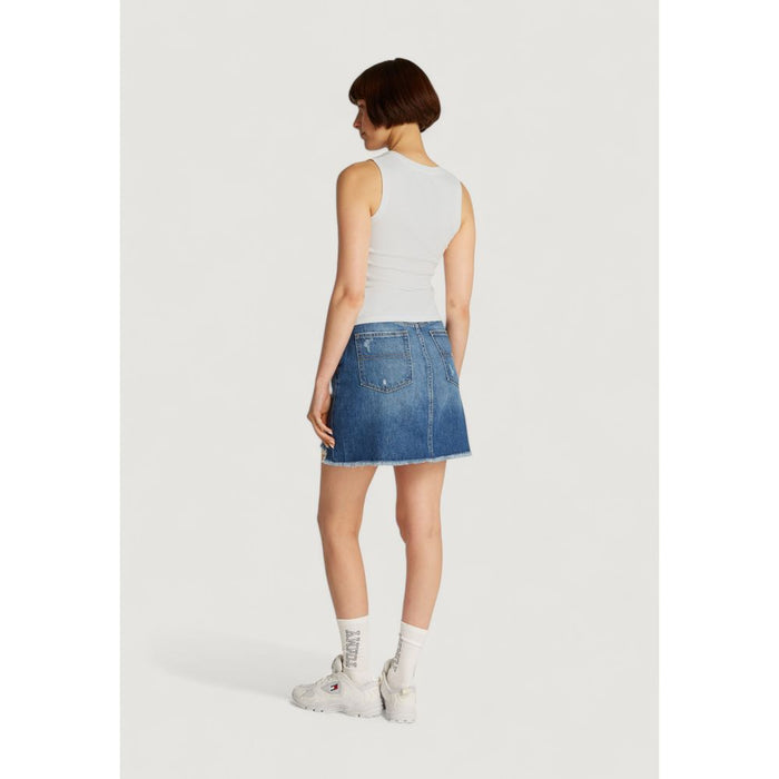 Tommy Hilfiger Jeans Cream Cotton Tops & T-Shirt