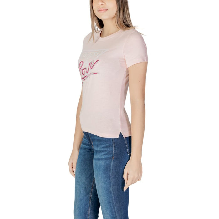 Guess Multicolor Cotton Tops & T-Shirt