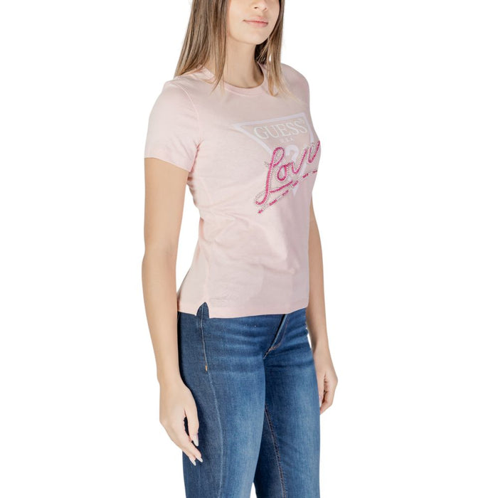 Guess Multicolor Cotton Tops & T-Shirt
