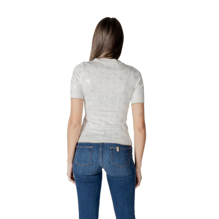 Guess White Viscose Tops & T-Shirt