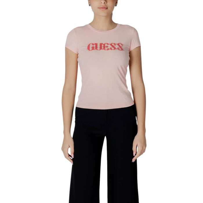 Guess Multicolor Cotton Tops & T-Shirt