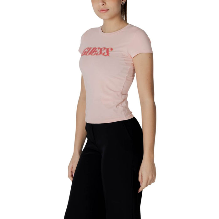 Guess Multicolor Cotton Tops & T-Shirt