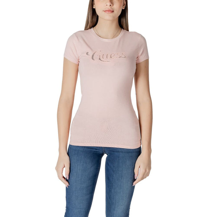 Guess Multicolor Cotton Tops & T-Shirt