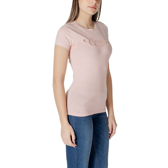 Guess Multicolor Cotton Tops & T-Shirt