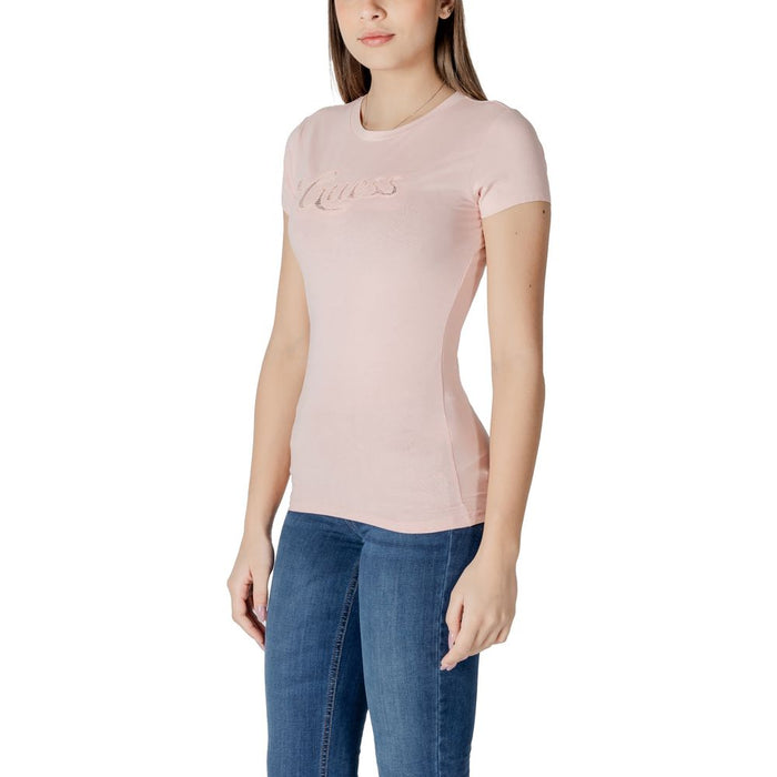 Guess Multicolor Cotton Tops & T-Shirt