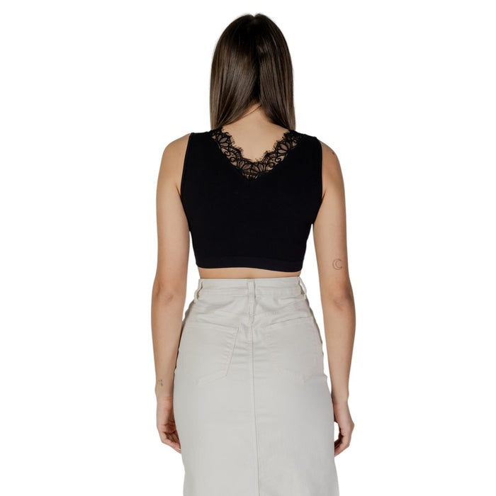 Guess Black Polyamide Tops & T-Shirt