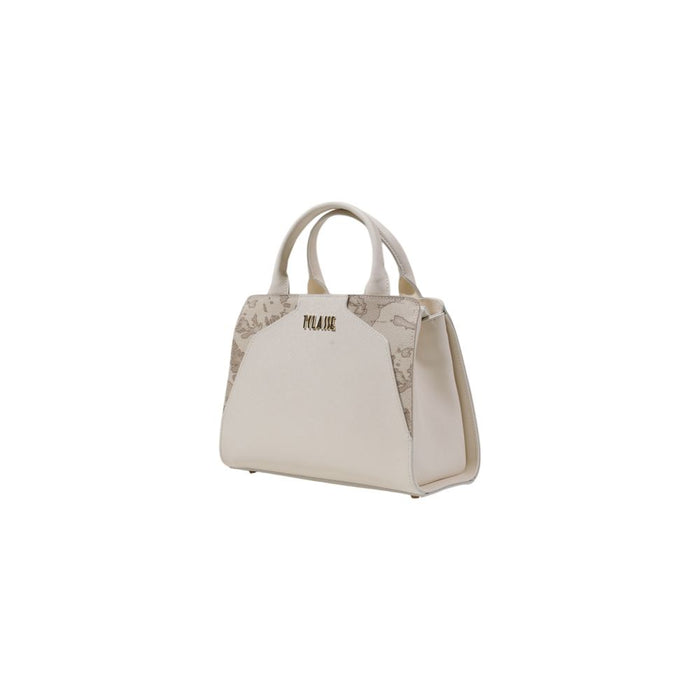 Alviero Martini Prima Classe Cream Pvc Handbag
