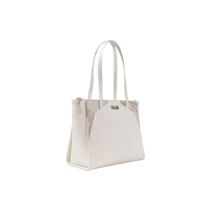 Alviero Martini Prima Classe Cream Pvc Handbag