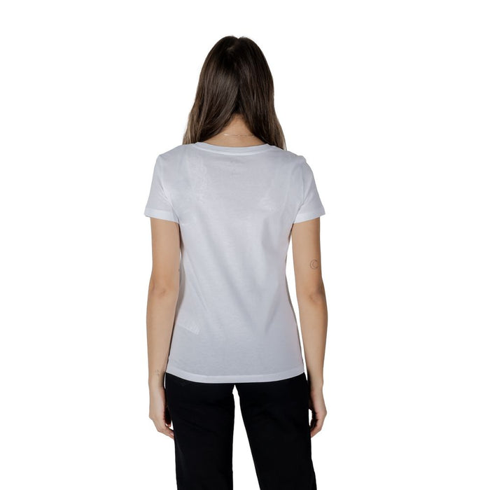 Armani Exchange White Cotton Tops & T-Shirt