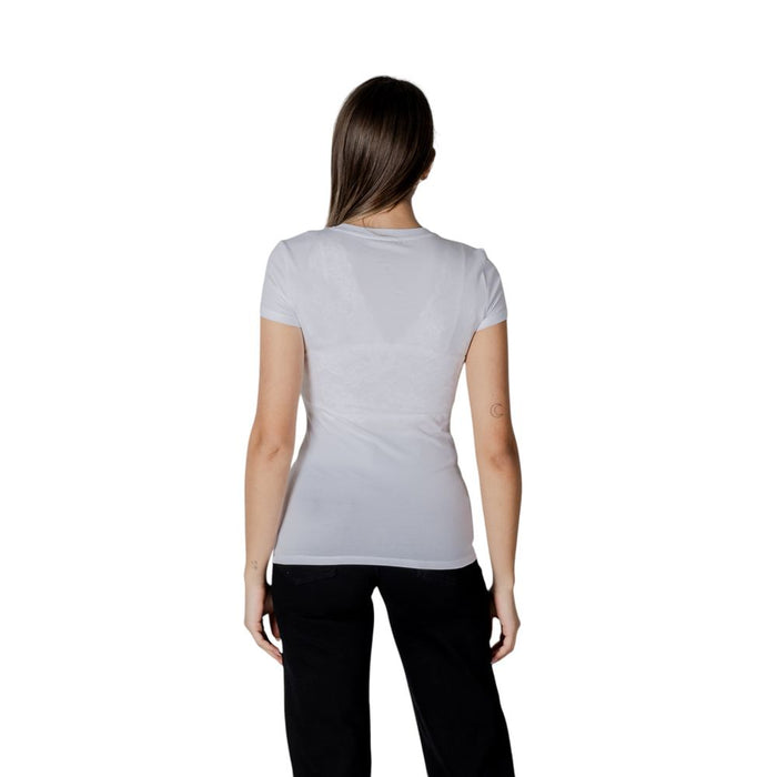 Armani Exchange White Cotton Tops & T-Shirt