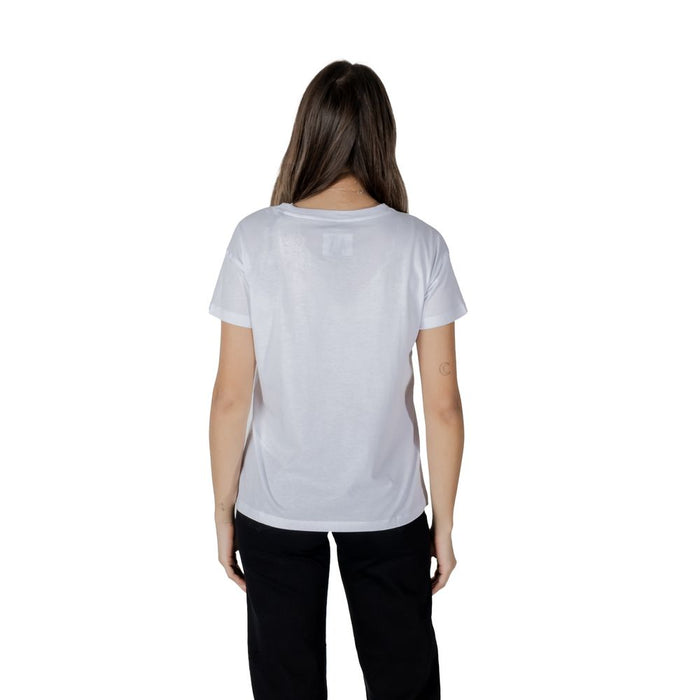 Armani Exchange White Cotton Tops & T-Shirt