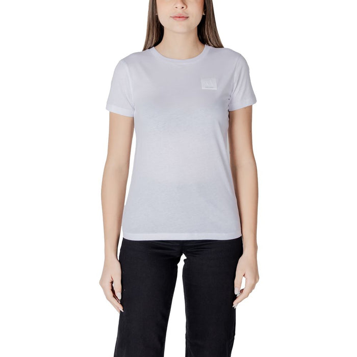 Armani Exchange White Cotton Tops & T-Shirt