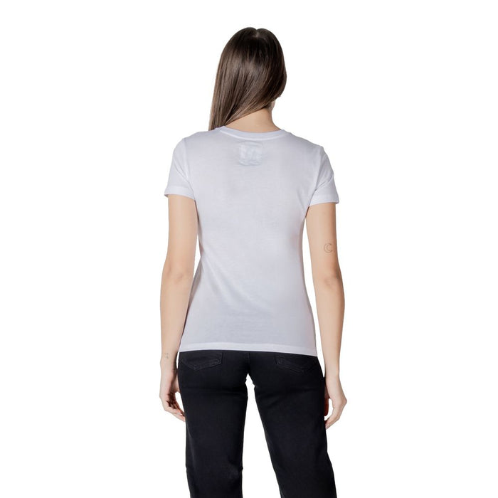 Armani Exchange White Cotton Tops & T-Shirt
