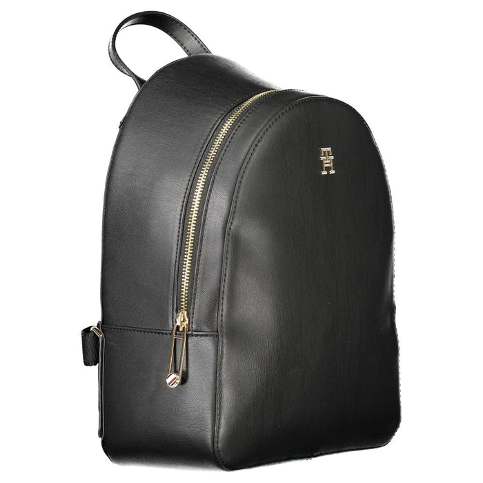 Tommy Hilfiger Black Polyethylene Women Backpack