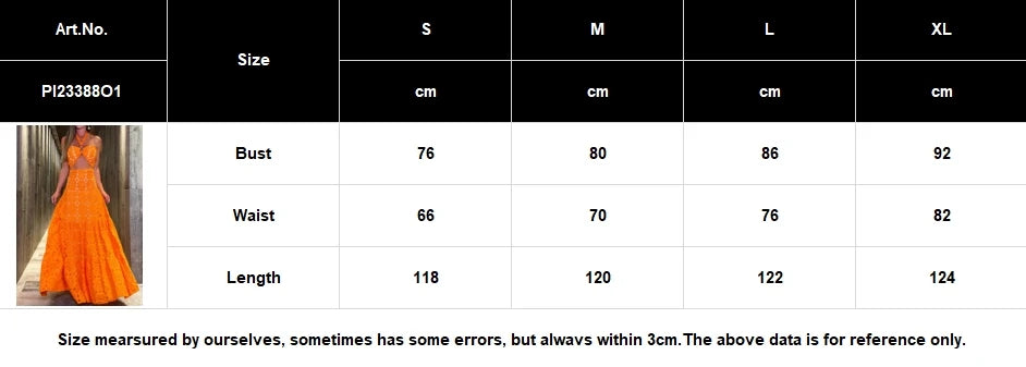 Summer Solid Hollow Lace Women Dress Halter Strapless Sleeveless Naked Waist Sexy Long Dress Evening Party Female Clothing