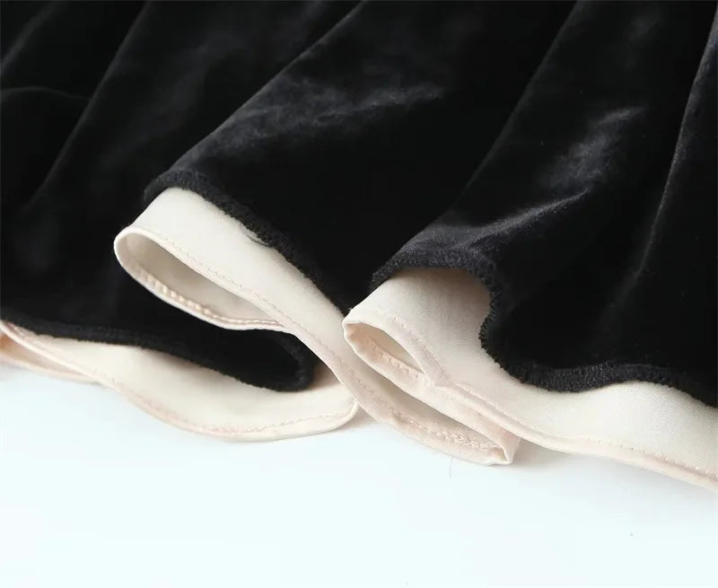 Black Strapless Christmas Dress Sexy A Line Vintage Velvet Party Dresses Mini Elegant Womens Dresses