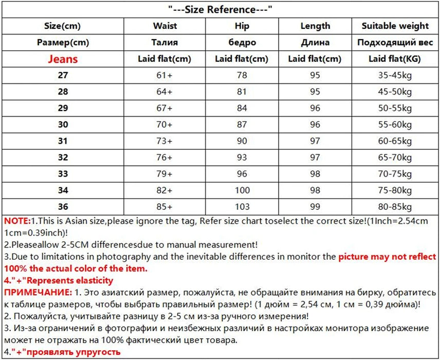 Big Size 36 Straight Jeans Women Casaul Vintage Denim Pants Retro Trousers High Waist Stretch