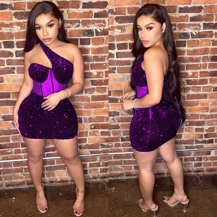 Women Sequined Halter Neck Sleeveless Bodycon Mesh Mini Midi Dress Summer Sexy Club Party Evening Dresses