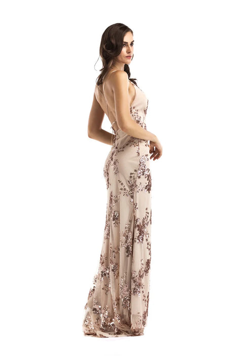 Black Sequins maxi Summer dress women Elegant Backless Party Dress long club Bodycon dresses