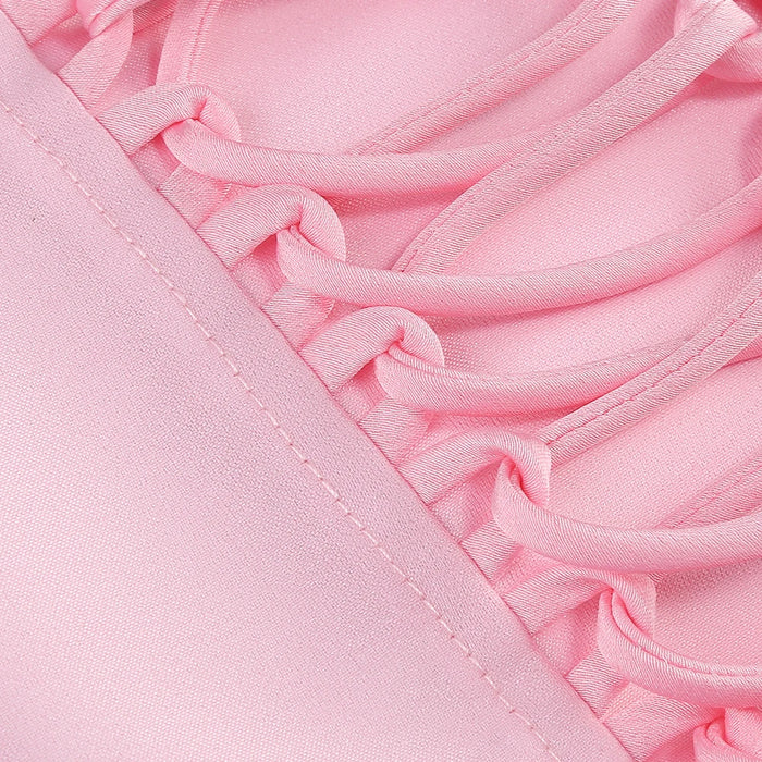 New decoration flower dress Women's temperament back tiedesign party ceremonial dress