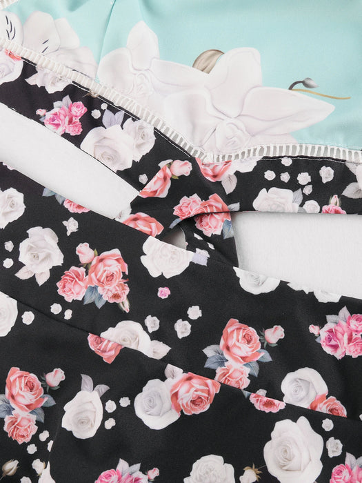 Bohemian Sexy Printed Women Dresses Halter Sleeveless Backless Naked Waist Long Dress Fashion Summer Beach Holiday