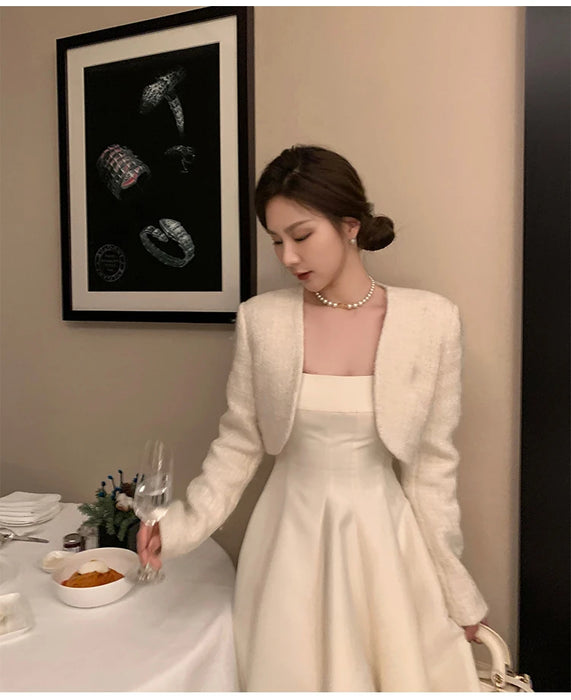 Summer Women Fashion Elegant Prom Midi Dresses Princess Female Evening Party A Line