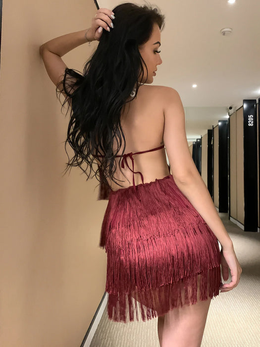 Backless white bodys tassel bodysuit shorts jumpsuit women summer party festival outfit bodycon rompers