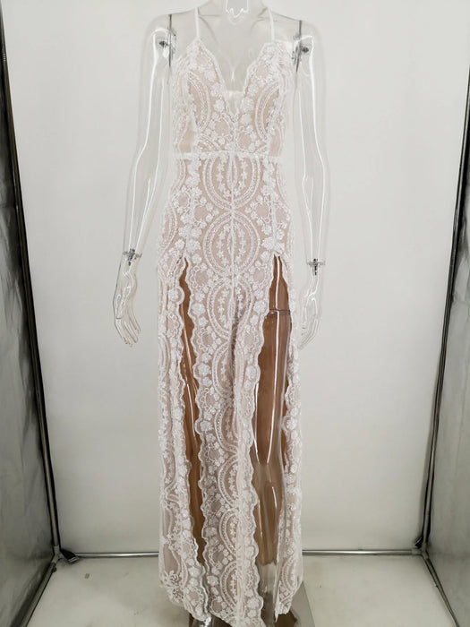 Sequins Summer Maxi Dress Women Spaghetti Strap party dress Night club Long wedding guest Dresses