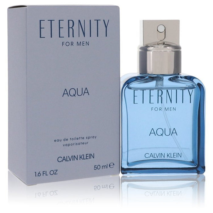 Eternity Aqua by Calvin Klein Eau De Toilette Spray 1.7 oz (Men)