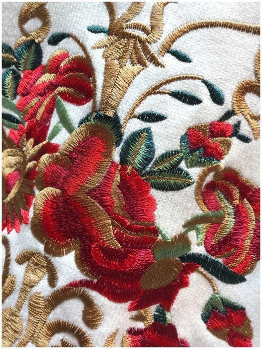 Pullovers Svoryxiu High Quality Wool Blend Pullover Sweater Women's luxury Floral Embroidery Autumn Winter Runway Thick Knitting Jumper|Pullovers| AwsomU