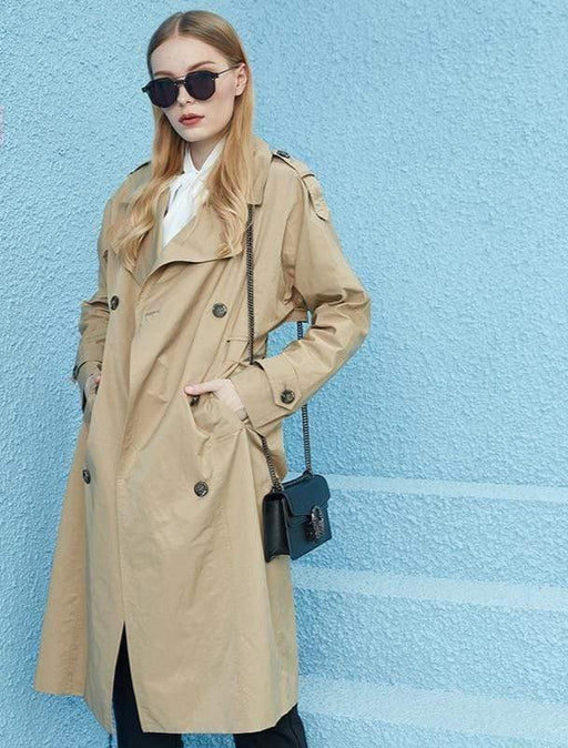 Women's Jacket Astrid 2020 New Arrival Trench Coat long Fashion Windproof hood large size Outwear Windbreaker Jacket AwsomU