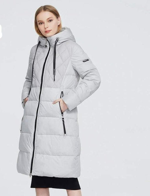 Women's Jacket Astrid 2020 New Winter Women's coat warm long white thick Jacket hooded large sizes AwsomU