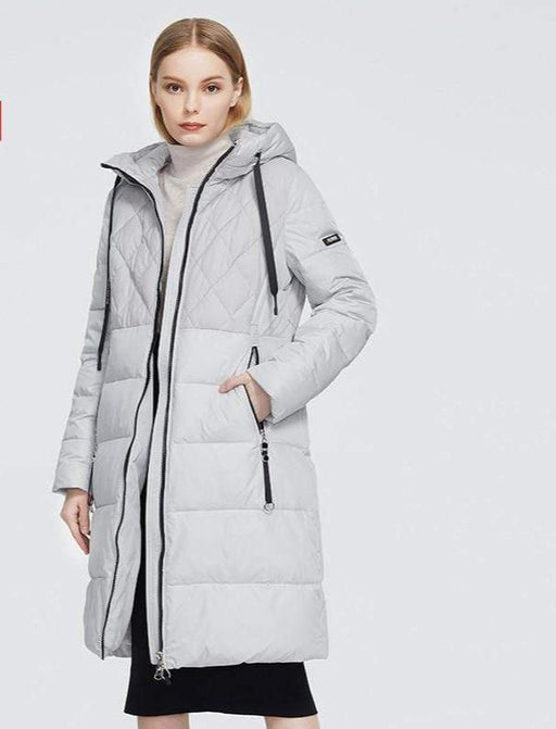 Women's Jacket Astrid 2020 New Winter Women's coat warm long white thick Jacket hooded large sizes AwsomU